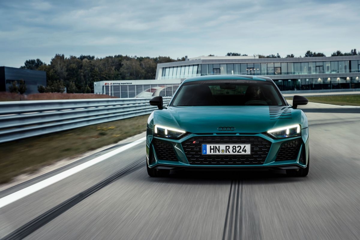 audi gioi thieu r8 green hell gioi han chi 50 chiec cho toan the gioi