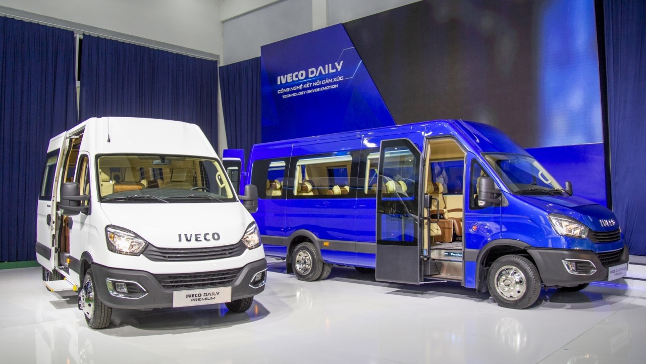 Thaco trình làng xe minibus Iveco Daily hoàn toàn mới