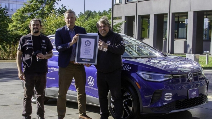 Xe điện Volkswagen ID.4 lập kỷ lục thế giới với quãng đường di chuyển hơn 57.000 km