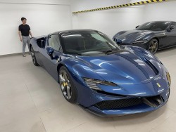 Siêu xe Ferrari SF90 Spider của Cường 