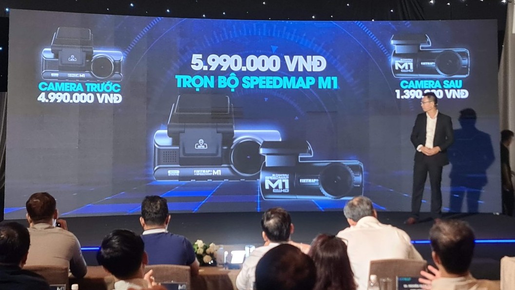 Vietmap giới thiệu camera hành trình SpeedMap M1 với giá 4,9 triệu đồng