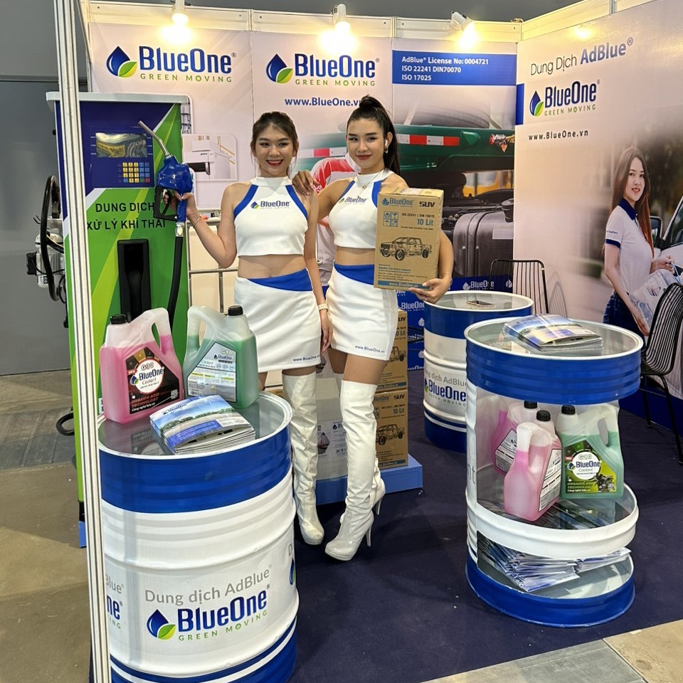BlueOne giới thiệu AdBlue dành cho xe máy dầu tại triển lãm VMS 2022