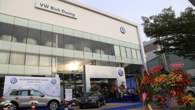 Volkswagen khai trương showroom 4S đầu tiên tại Bình Dương