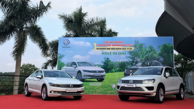 Volkswagen Việt Nam tài trợ xe cho giải golf Chí Linh 2017