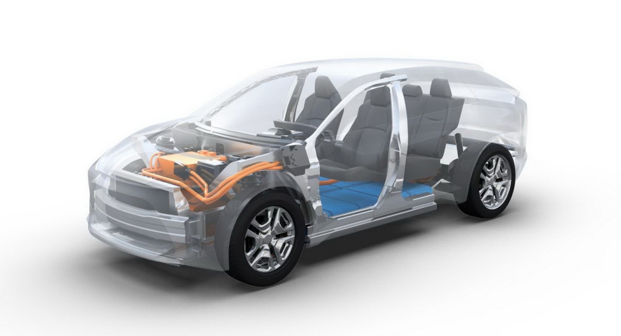 Evoltis 2022 - Xe điện đầu tiên của Subaru