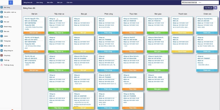 Carus Gara dịch vụ ô tô công nghệ đầu tiên tại Việt Nam