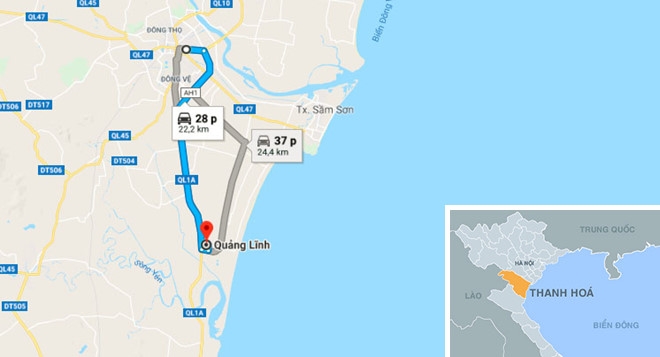 thanh hoa oto ford everest tong 2 xe may hai nguoi tu vong