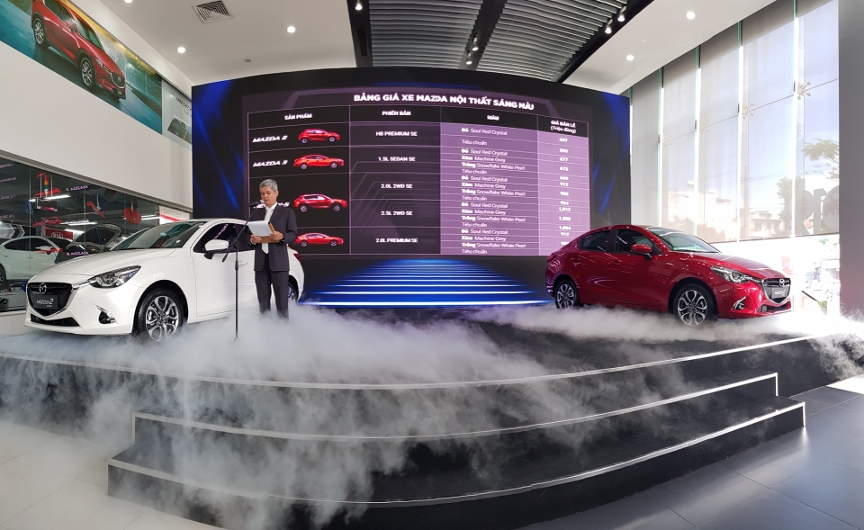 mazda 2 phien ban moi co mat tai tp ho chi minh