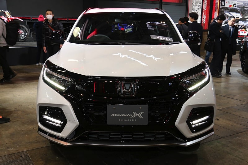 honda gioi thieu hr v modulo x dong co 15 turbo he dan dong 4 banh