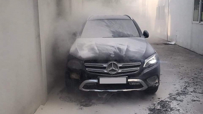 Mercedes-Benz phản hồi về việc cháy xe GLC tại Hà Nội