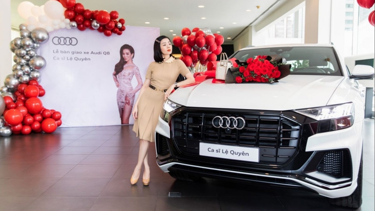 Ca sĩ Lệ Quyên là khách hàng đầu tiên tại Việt Nam được nhận xe Audi Q8