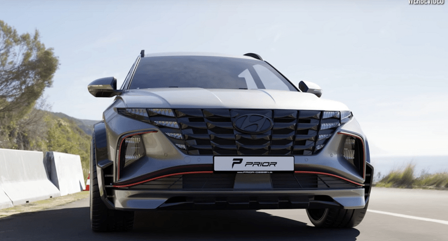 Hyundai Tucson cực ngầu với bản độ thân rộng