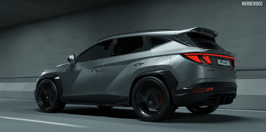 Hyundai Tucson cực ngầu với bản độ thân rộng