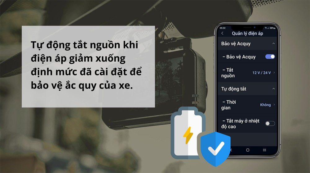 GNET G7 - camera hành trình có tính năng ghi hình khi xe tắt máy