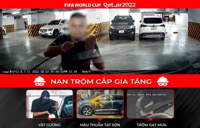 GNET G7 - camera hành trình có tính năng ghi hình khi xe tắt máy