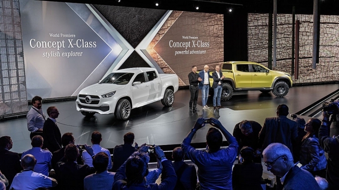 Mercedes-Benz bắt đầu nhận đặt hàng bán tải X-Class