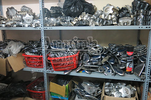 o trom cap phu tung o to lon tai ha noi sa luoi