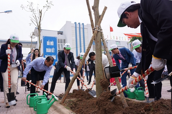 Toyota Việt Nam trồng 1.000 cây xanh tại các trường học trên cả nước trong năm 2017