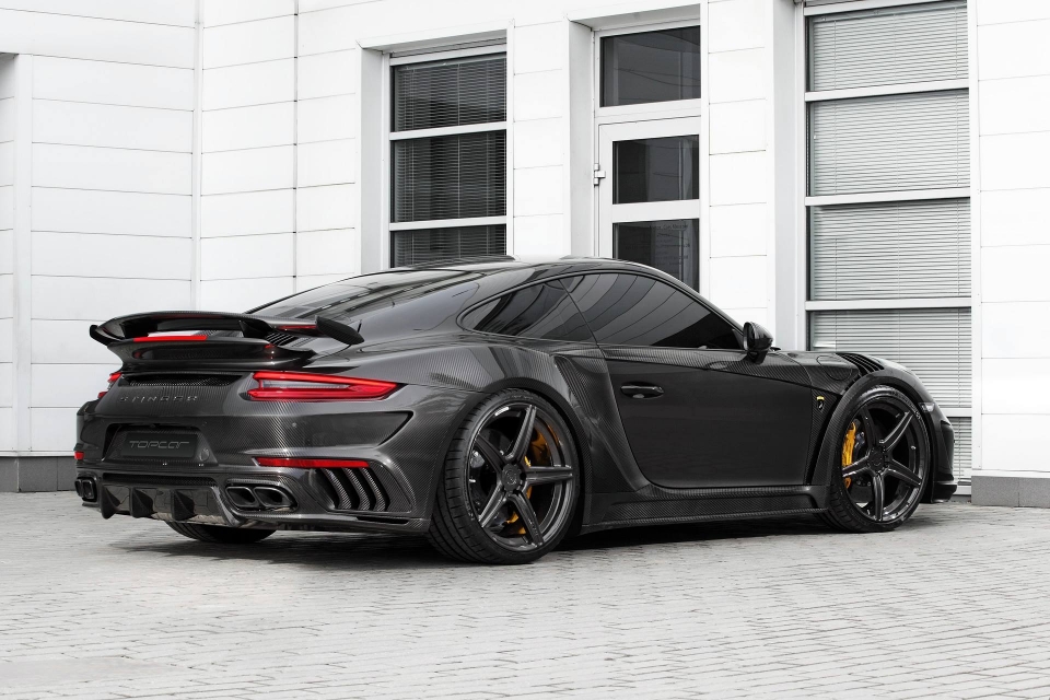 soc manh voi porsche 911 turbo s phien ban thuan carbon