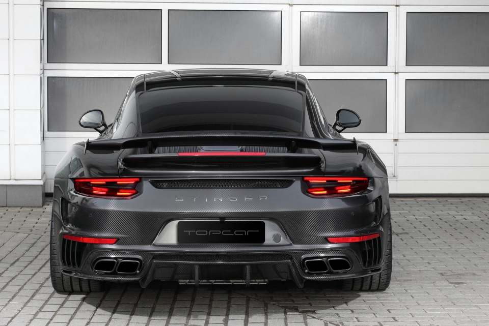 soc manh voi porsche 911 turbo s phien ban thuan carbon