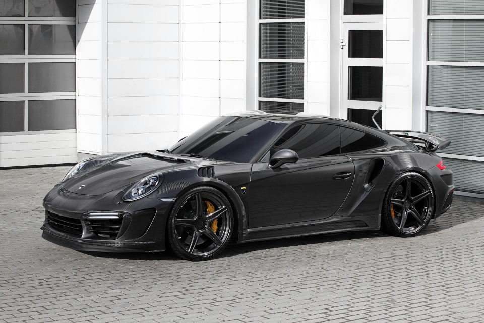 soc manh voi porsche 911 turbo s phien ban thuan carbon