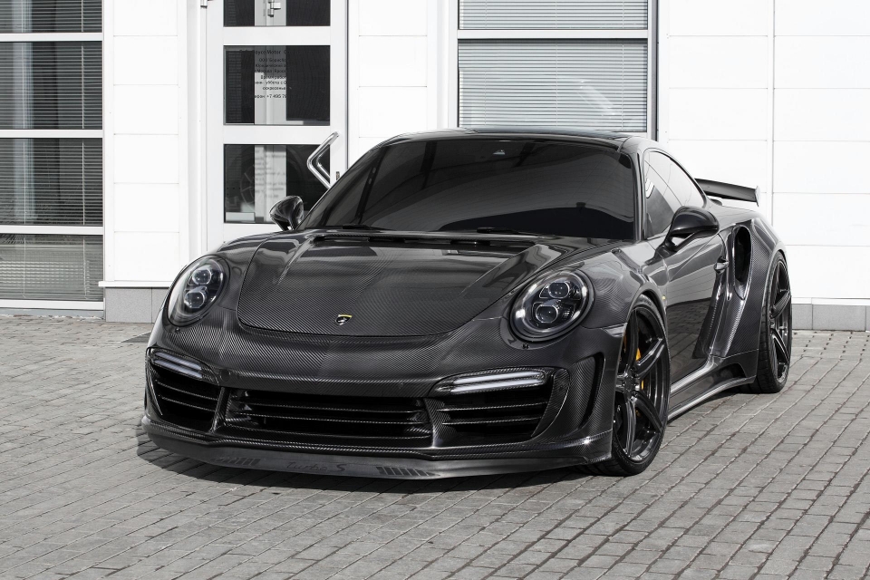 soc manh voi porsche 911 turbo s phien ban thuan carbon