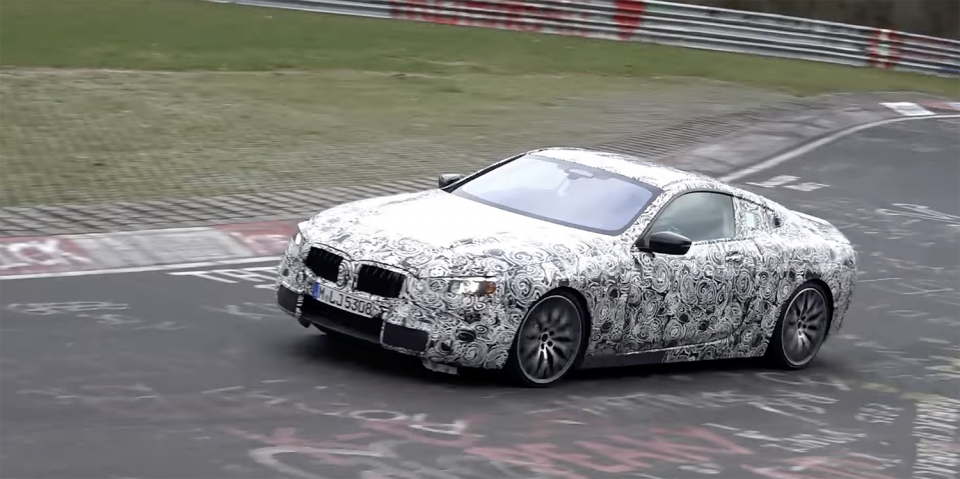 bmw series 8 xuat hien tren duong chay thu tai nurburgring duc