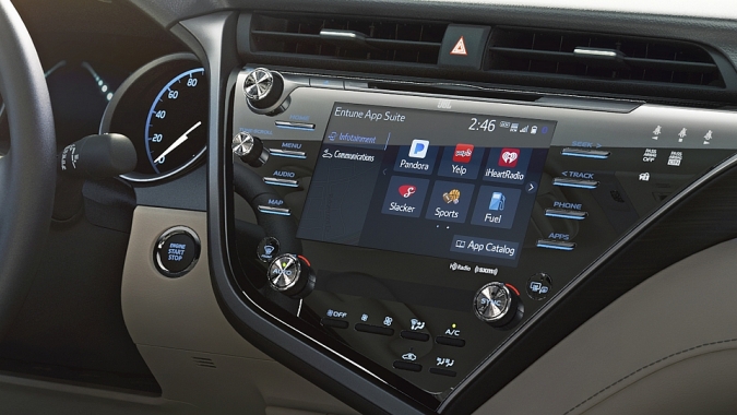 Toyota Camry 2018 sẽ được trang bị phần mềm thông tin giải trí hoàn toàn mới