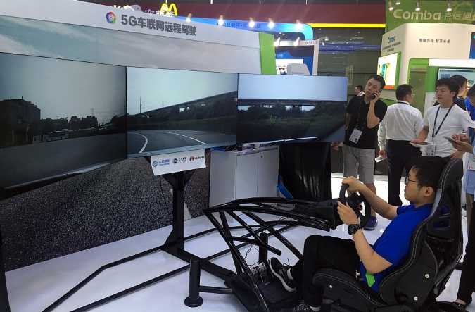 Huawei trình diễn cơ chế lái xe từ xa dựa trên công nghệ viễn thông 5G