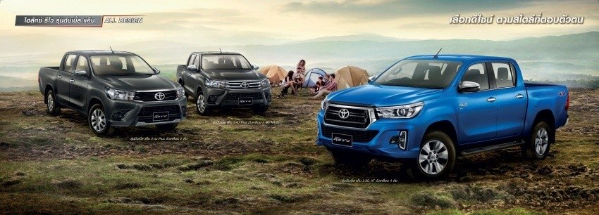 toyota hilux 2018 xuat tran tai thai lan voi ngoai hinh giong tacoma