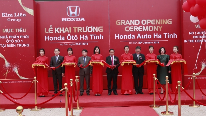 Đại lý ô tô Honda 5S khai trương tại thành phố Hà Tĩnh