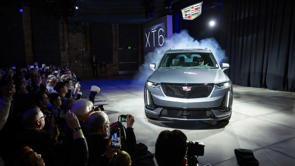 suv hang sang cadillac xt6 2020 dep long lay tai trien lam detroit