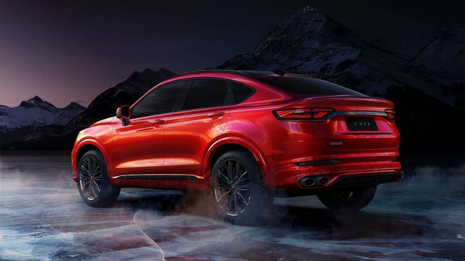 geely cong bo anh suv coupe moi y het mercedes benz gle