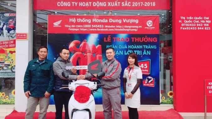 Honda Việt Nam tri ân khách hàng “Ngàn quà hoành tráng, vạn lời tri ân”