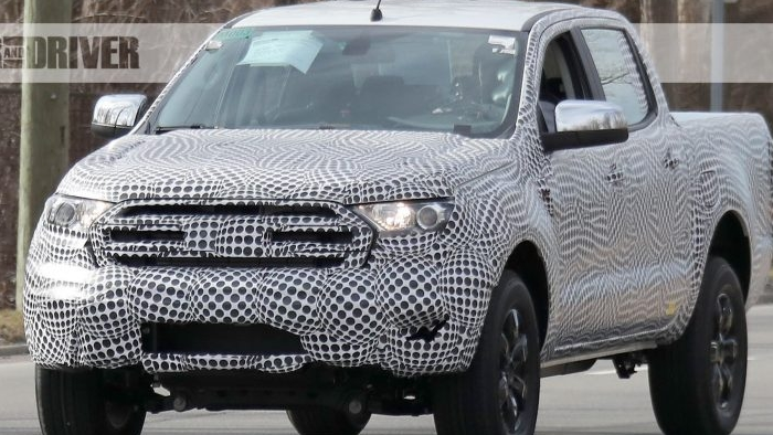 Ford Ranger 2019 xuất hiện trên đường chạy thử tại Mỹ