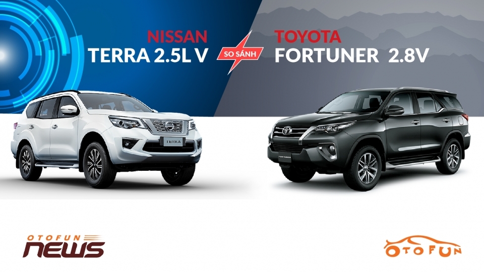 Nissan Terra 2.5V có gì để cạnh tranh với Toyota Fortuner 2.8V ?