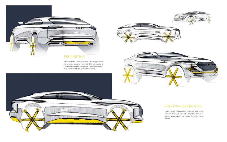 audi q1 voi he truyen dong hybrid se trinh lang vao nam 2020