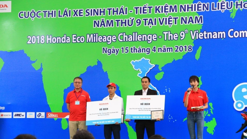 ĐH Công nghiệp Hà Nội vô địch nhóm I tại cuộc thi lái xe sinh thái tiết kiệm nhiên liệu 2018