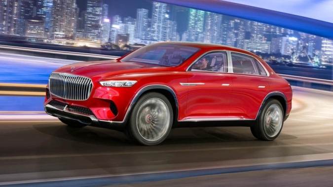 Ngắm xe gầm cao đầu tay Mercedes-Maybach Vision Ultimate Luxury