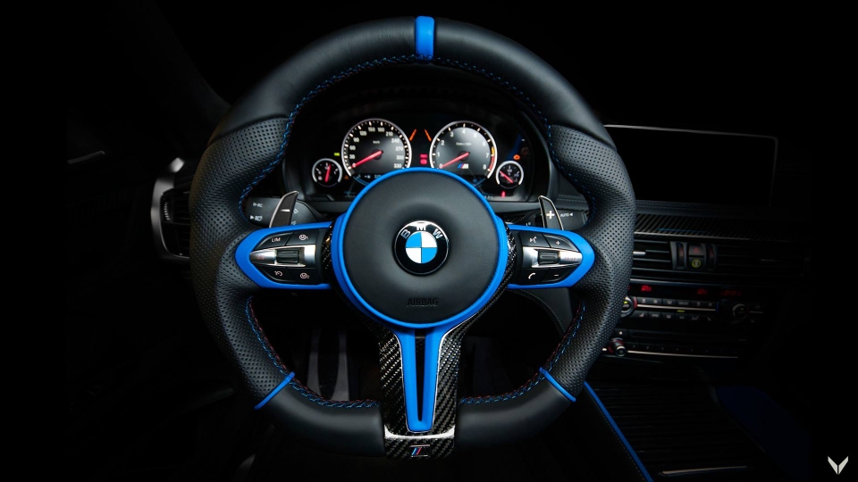 vilner to tham sac xanh cho noi that bmw x6 m