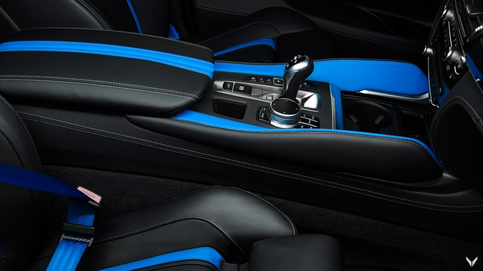 vilner to tham sac xanh cho noi that bmw x6 m