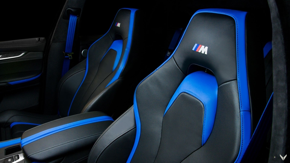 vilner to tham sac xanh cho noi that bmw x6 m