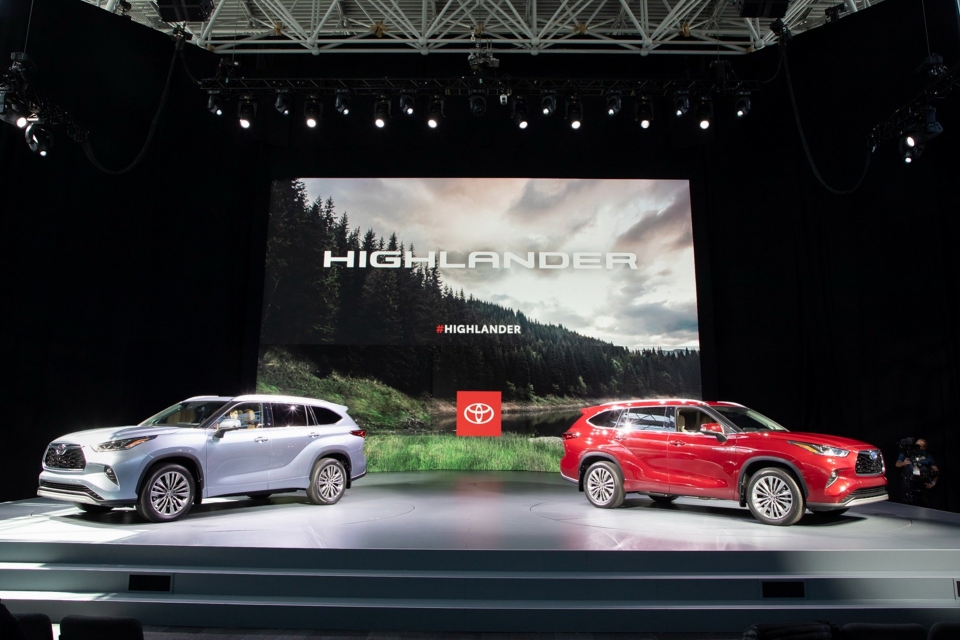 toyota highlander 2020 ra mat voi dien mao moi