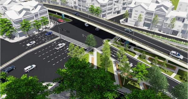 ha noi khong ha cot de khi thi cong cau vuot nut giao an duong thanh nien