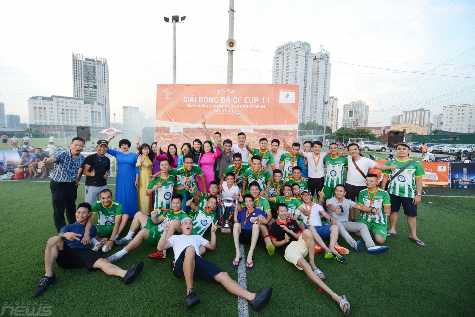 OF Đất Cảng lên ngôi vương tại giải bóng đá OF Cup lần thứ 11 of dat cang len ngoi vuong tai giai bong da of cup lan thu 11