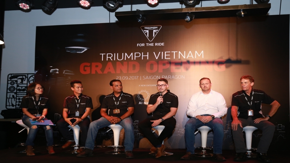 Triumph có đại lý chính hãng đầu tiên tại Việt Nam