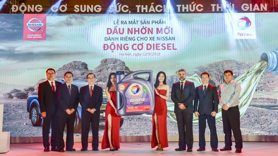 Total giới thiệu dầu nhớt dành riêng cho động cơ diesel của xe Nissan