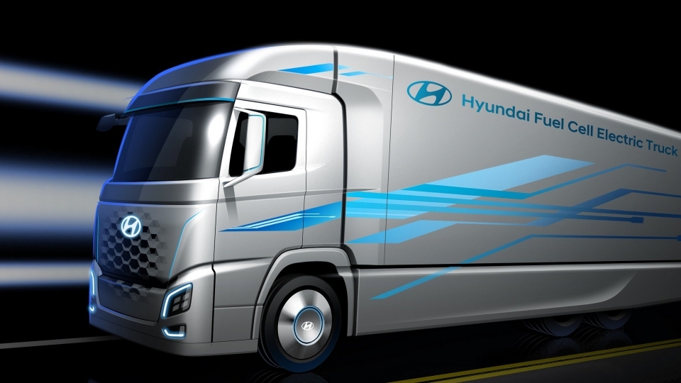 Hyundai hé lộ hình ảnh mới về xe tải "xanh"