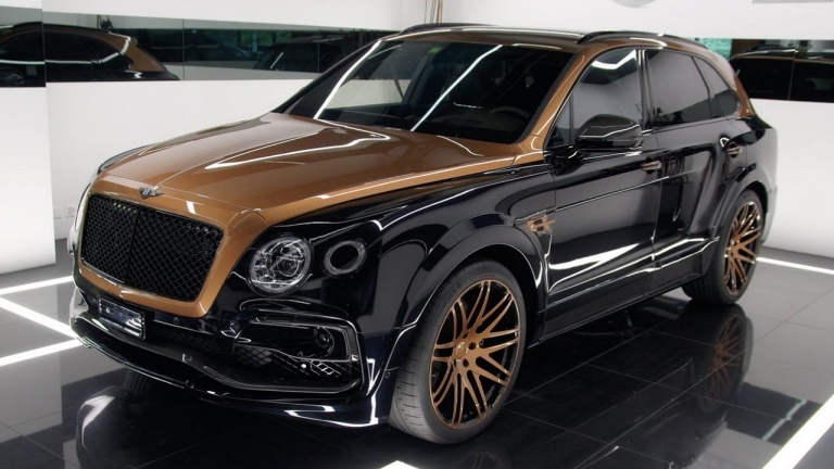 Chiêm ngưỡng Bentley Bentayga với sắc màu tùy chọn độc quyền Shadow Gold