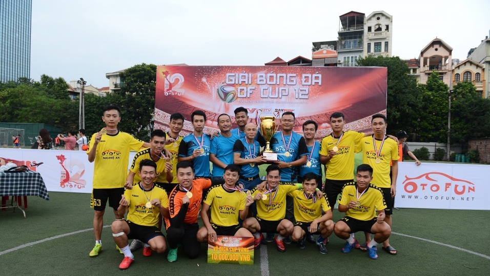 OF Nghệ An lên ngôi vô địch giải bóng đá OF Cup 12